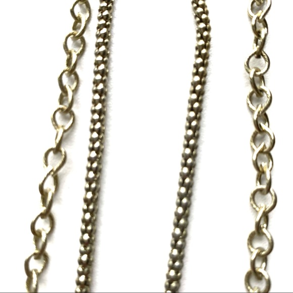 Vintage RMN Roman Chain Necklace, Set of 2 - Picture 3 of 5